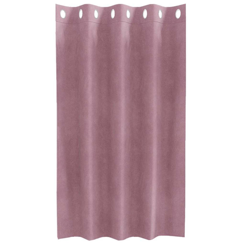 Gordijnen Met Gordijnen 2 Pcs Fluweel Donkerroze