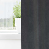 Gordijnen Met Gordijnen 2 Pcs Fluweel Lichtgrijs