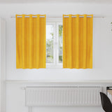 Verduisterende Gordijnen 2 Pcs Fluweel Mosterdgeel