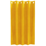 Gordijnen Met Gordijnen 2 Pcs Fluweel Mosterdgeel
