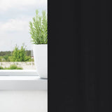 -Out Gordijnen Met Ringen 2 Pcs 140 X Zwart