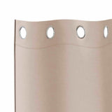 Zwart-Out Gordijnen Met Ringen 2 Pcs 175 X 140 Cm Taupe