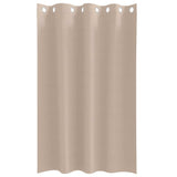 Zwart-Out Gordijnen Met Ringen 2 Pcs 175 X 140 Cm Taupe