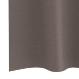 Zwart-Out Gordijnen Met Ringen 2 Pcs 140 X Donkerbruin