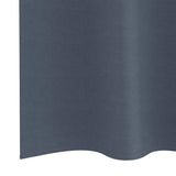 Zwart-Out Gordijnen Met Ringen 2 Pcs 140 X Antraciet