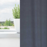 Zwart-Out Gordijnen Met Ringen 2 Pcs 140 X Antraciet