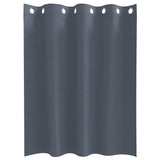 Zwart-Out Gordijnen Met Ringen 2 Pcs 140 X Antraciet