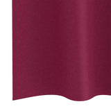 Zwart-Out Gordijnen Met Ringen 2 Pcs 175 X 140 Cm Wijnrood