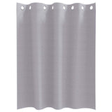 Zwart-Out Gordijnen Met Ringen 2 Pcs 140 X Metaalgrijs