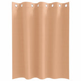 Zwart-Out Gordijnen Met Ringen 2 Pcs Licht Bruin 140 X Lichtbruin