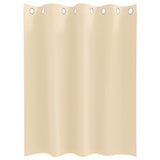 Zwart-Out Gordijnen Met Ringen 2 Pcs 140 X Crème