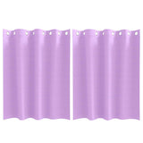 Zwart-Out Gordijnen Met Ringen 2 Pcs 140 X Paars
