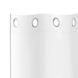 Zwart-Out Gordijnen Met Ringen 2 Pcs Puur Wit 140 X 140 Cm Paars