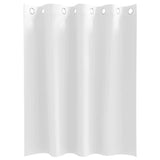 Zwart-Out Gordijnen Met Ringen 2 Pcs Puur Wit 140 X 140 Cm Paars