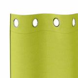 Zwart-Out Gordijnen Met Ringen 2 Pcs 175 X 140 Cm Groen