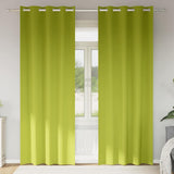 Zwart-Out Gordijnen Met Ringen 2 Pcs 175 X 140 Cm Groen