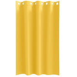 Zwart-Out Gordijnen Met Ringen 2 Pcs 175 X 140 Cm Mosterdgeel