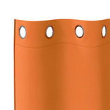 Zwart-Out Gordijnen Met Ringen 2 Pcs 175 X 140 Cm Feloranje