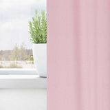 Zwart-Out Gordijnen Met Ringen 2 Pcs 140 X Babyroze