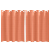 Zwart-Out Gordijnen Met Ringen 2 Pcs 140 X Terracotta