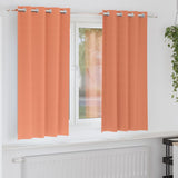 Zwart-Out Gordijnen Met Ringen 2 Pcs 140 X Terracotta