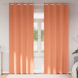 Zwart-Out Gordijnen Met Ringen 2 Pcs 140 X Terracotta