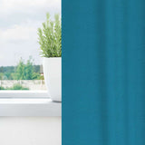 Zwart-Out Gordijnen Met Ringen 2 Pcs Turquoise 225 X 140 Cm Turquoise
