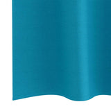 Zwart-Out Gordijnen Met Ringen 2 Pcs 245 X 140 Cm Turquoise