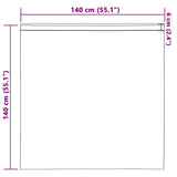 Zwart-Out Gordijnen Met Ringen 2 Pcs Lichtblauw 140 X 140 Cm Zwart