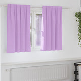 Zwart-Out Gordijnen Met Ringen 2 Pcs 140 X Paars
