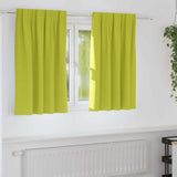 Zwart-Out Gordijnen Met Ringen 2 Pcs 175 X 140 Cm Groen
