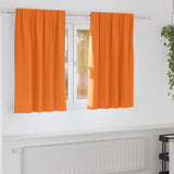Zwart-Out Gordijnen Met Ringen 2 Pcs 175 X 140 Cm Feloranje