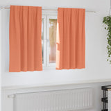 Zwart-Out Gordijnen Met Ringen 2 Pcs 140 X Terracotta