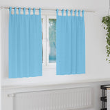 Zwart-Out Gordijnen Met Ringen 2 Pcs 140 X Lichtblauw