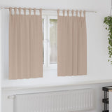 Zwart-Out Gordijnen Met Ringen 2 Pcs 175 X 140 Cm Taupe