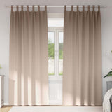 Zwart-Out Gordijnen Met Ringen 2 Pcs 175 X 140 Cm Taupe