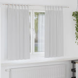Zwart-Out Gordijnen Met Ringen 2 Pcs 140 X Bleekgrijs