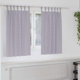 Zwart-Out Gordijnen Met Ringen 2 Pcs 140 X Metaalgrijs