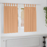 Zwart-Out Gordijnen Met Ringen 2 Pcs Licht Bruin 140 X Lichtbruin