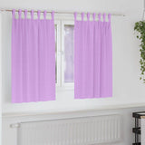 Zwart-Out Gordijnen Met Ringen 2 Pcs 140 X Paars