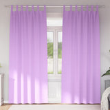 Zwart-Out Gordijnen Met Ringen 2 Pcs 140 X Paars