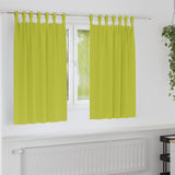 Zwart-Out Gordijnen Met Ringen 2 Pcs 175 X 140 Cm Groen