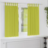 Zwart-Out Gordijnen Met Ringen 2 Pcs 175 X 140 Cm Groen