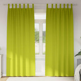 Zwart-Out Gordijnen Met Ringen 2 Pcs 175 X 140 Cm Groen