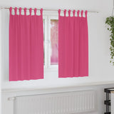 Zwart-Out Gordijnen Met Ringen 2 Pcs 140 X Felroze