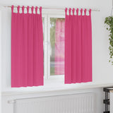 Zwart-Out Gordijnen Met Ringen 2 Pcs 140 X Felroze