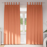 Zwart-Out Gordijnen Met Ringen 2 Pcs 140 X Terracotta