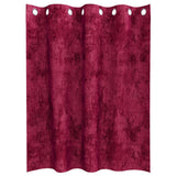 Velvet Gordijnen 2 Pcs Fluweel Wijnrood