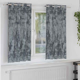 Velvet Gordijnen 2 Pcs Fluweel Zilvergrijs