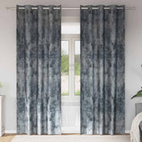Velvet Gordijnen 2 Pcs Fluweel Zilvergrijs